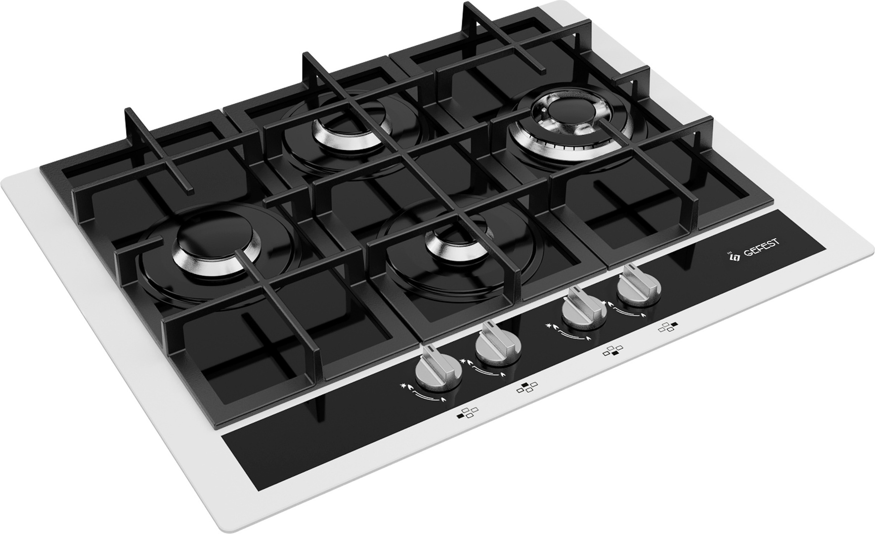 Варочная поверхность Gefest ПВГ 2231-01 Р2 черно-серебристая