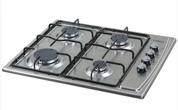  Газовая варочная поверхность Luxell M6-40BF Inox серая