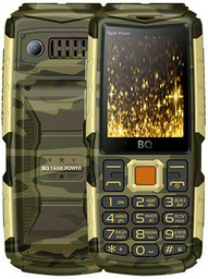 Мобильный телефон BQ-2430 Tank Power Camouflage Gold