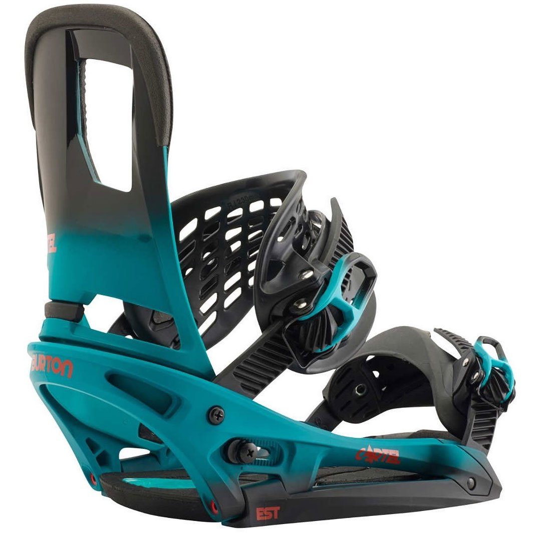 Крепления для сноуборда Burton Cartel EST M teal fade бирюзовые  купить,NaN