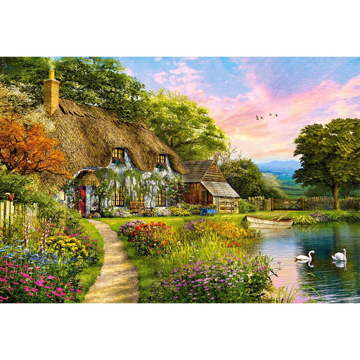 Пазлы Castorland Загородный коттедж 1500 деталей купить,NaN