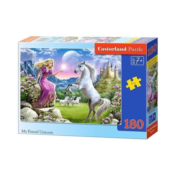 Пазлы Castorland Единороги 180 деталей купить,NaN