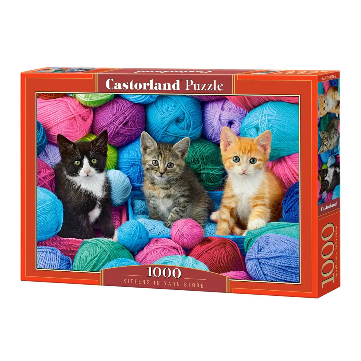 Пазлы Castorland Котята в пряже 1000 деталей купить,NaN
