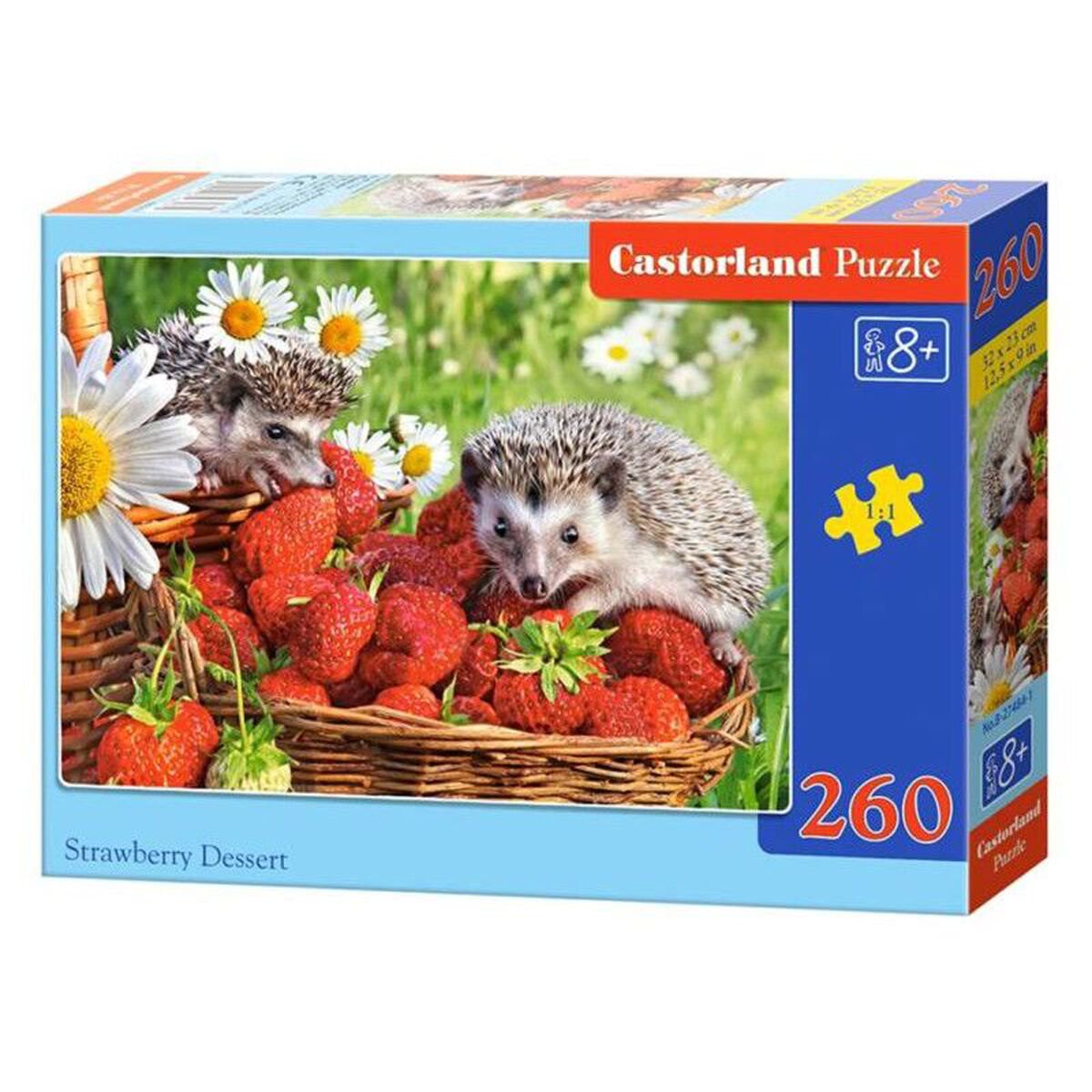 Пазлы Castorland Ежики и клубника 260 деталей купить,NaN