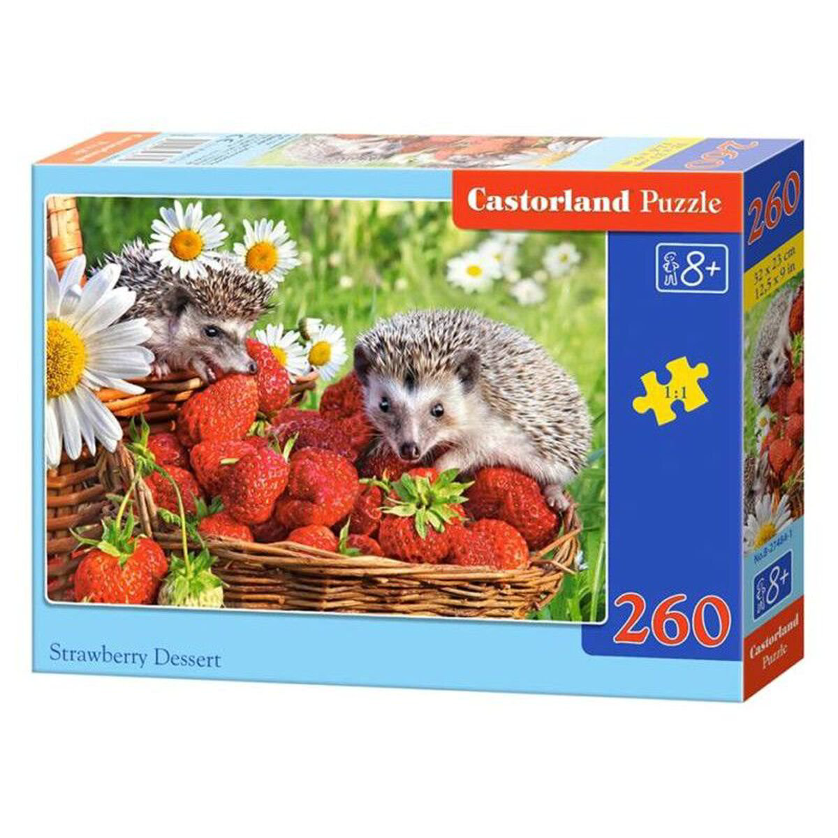 Пазлы Castorland Ежики и клубника 260 деталей купить,NaN