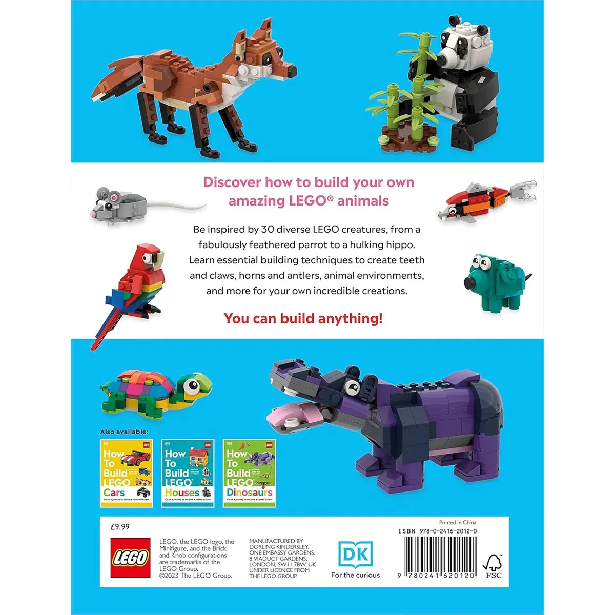 Английский для детей How to Build Lego Animals купить,NaN