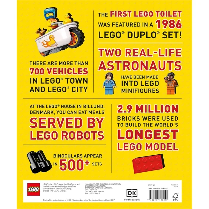 Английский для детей The Big Book of Lego Facts купить,NaN