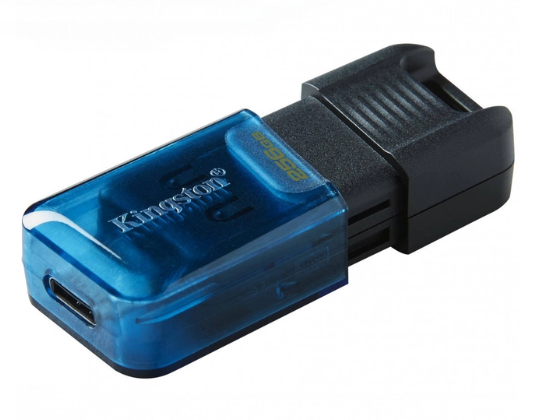 USB флэш-накопитель Kingston Traveler 80M DT80M/256GB 256GB черно-синий