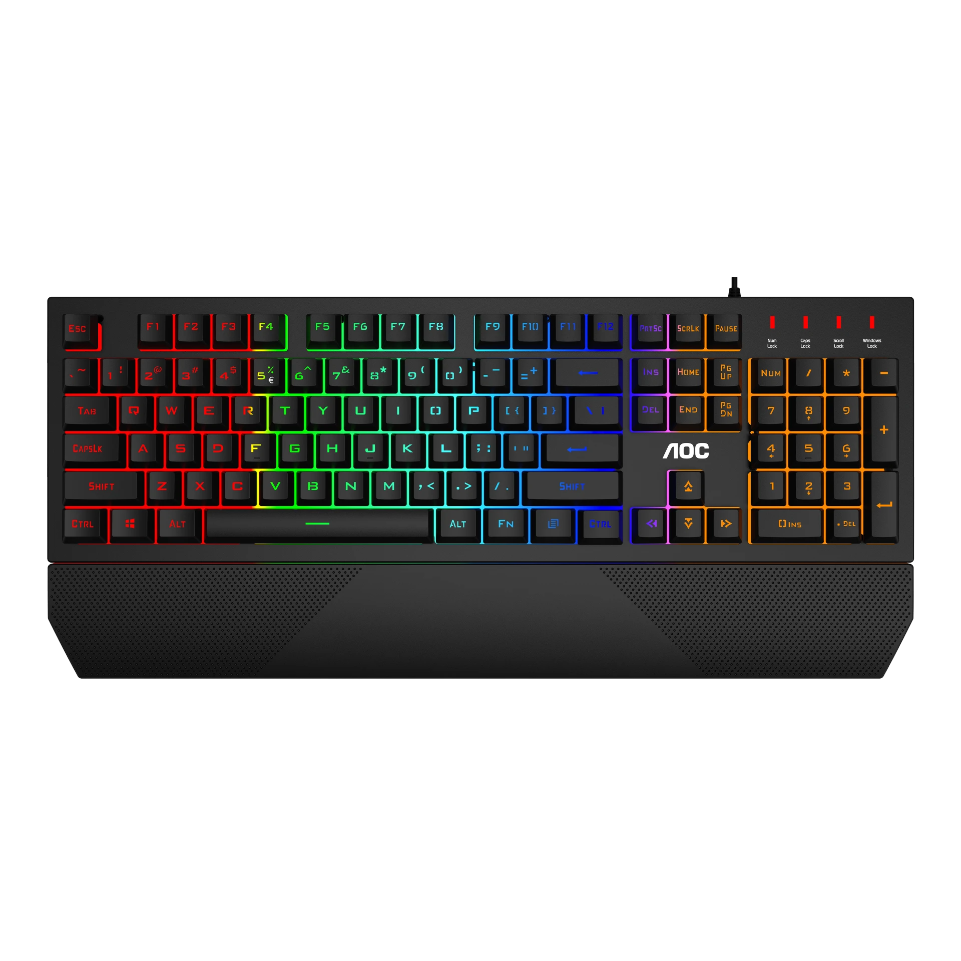 Клавиатура AOC GK200 GK200D32R черная