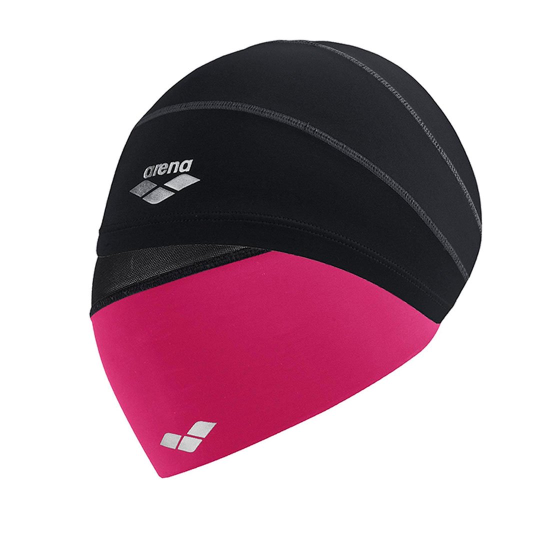Шапочка для плавания Arena Smartcap M 20 черно-розовая купить,NaN