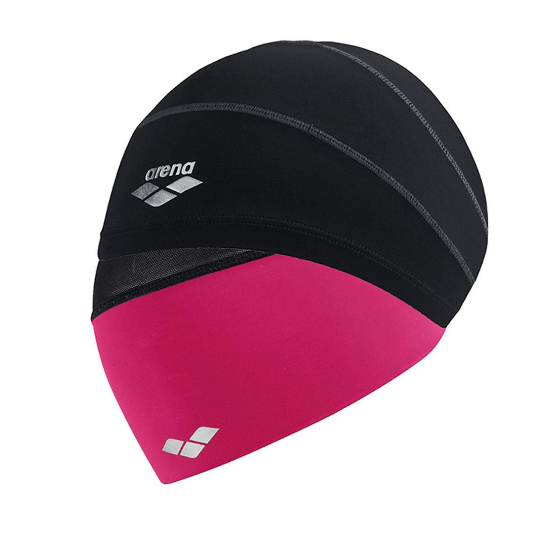 Шапочка для плавания Arena Smartcap M 20 черно-розовая купить,NaN