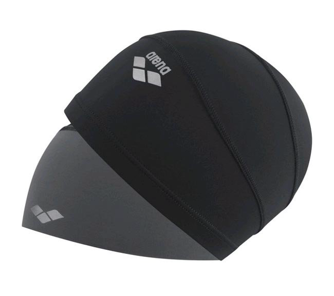 Шапочка для плавания Arena Smartcap M 55 черно-серая купить,NaN