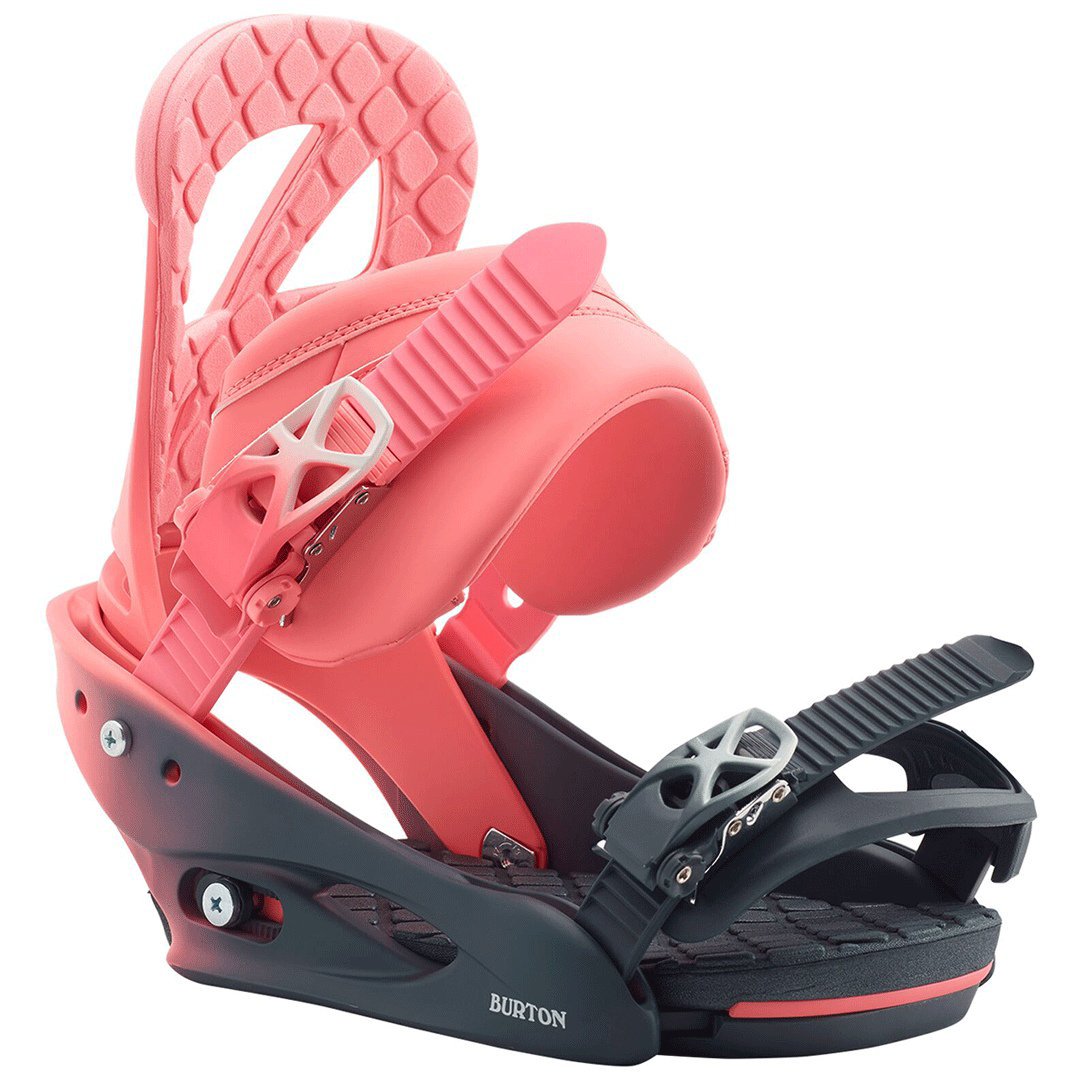 Крепление для сноуборда Burton Stiletto 2020 M pink fade розово-черное купить,NaN