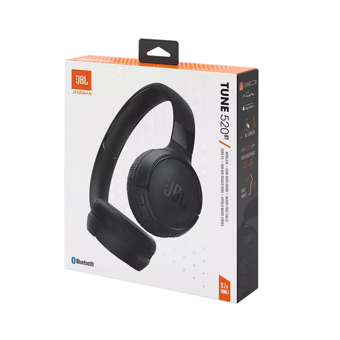 Наушники JBL Tune 520BT JBLT520BTBLKEU Black купить,19990