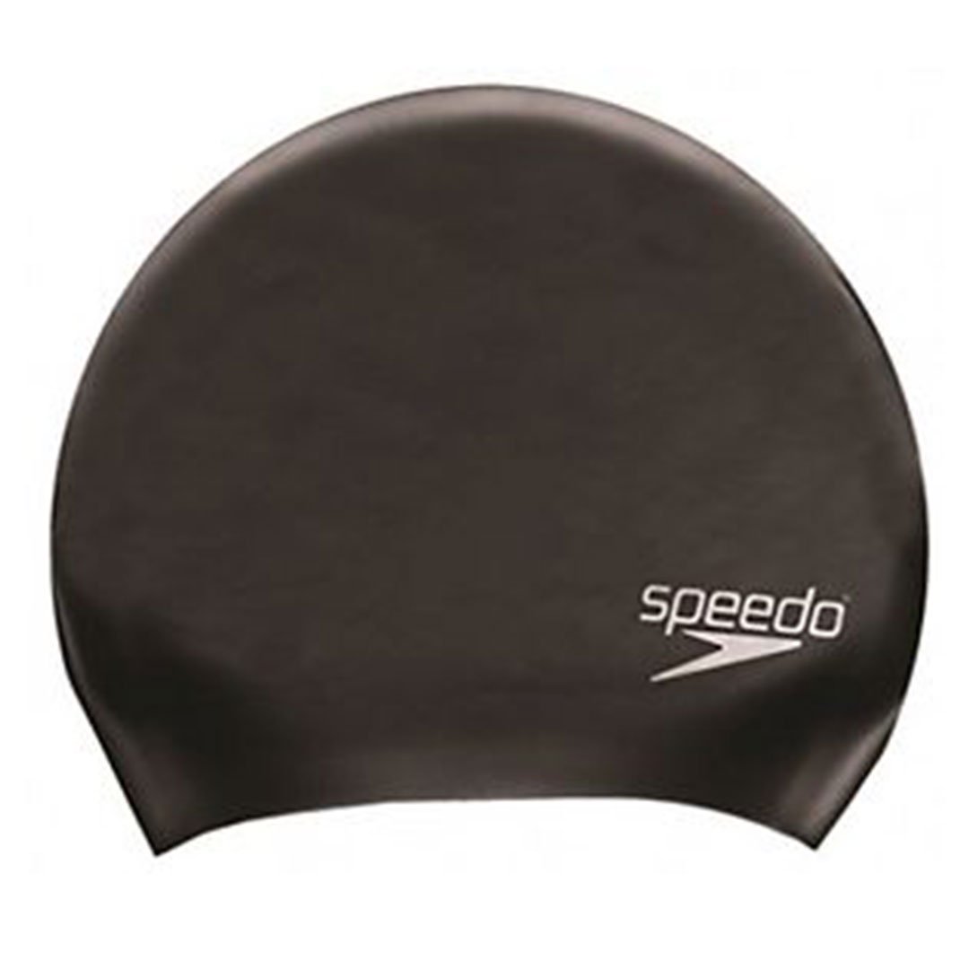 Шапочка для плавания Speedo Long hair one size черная