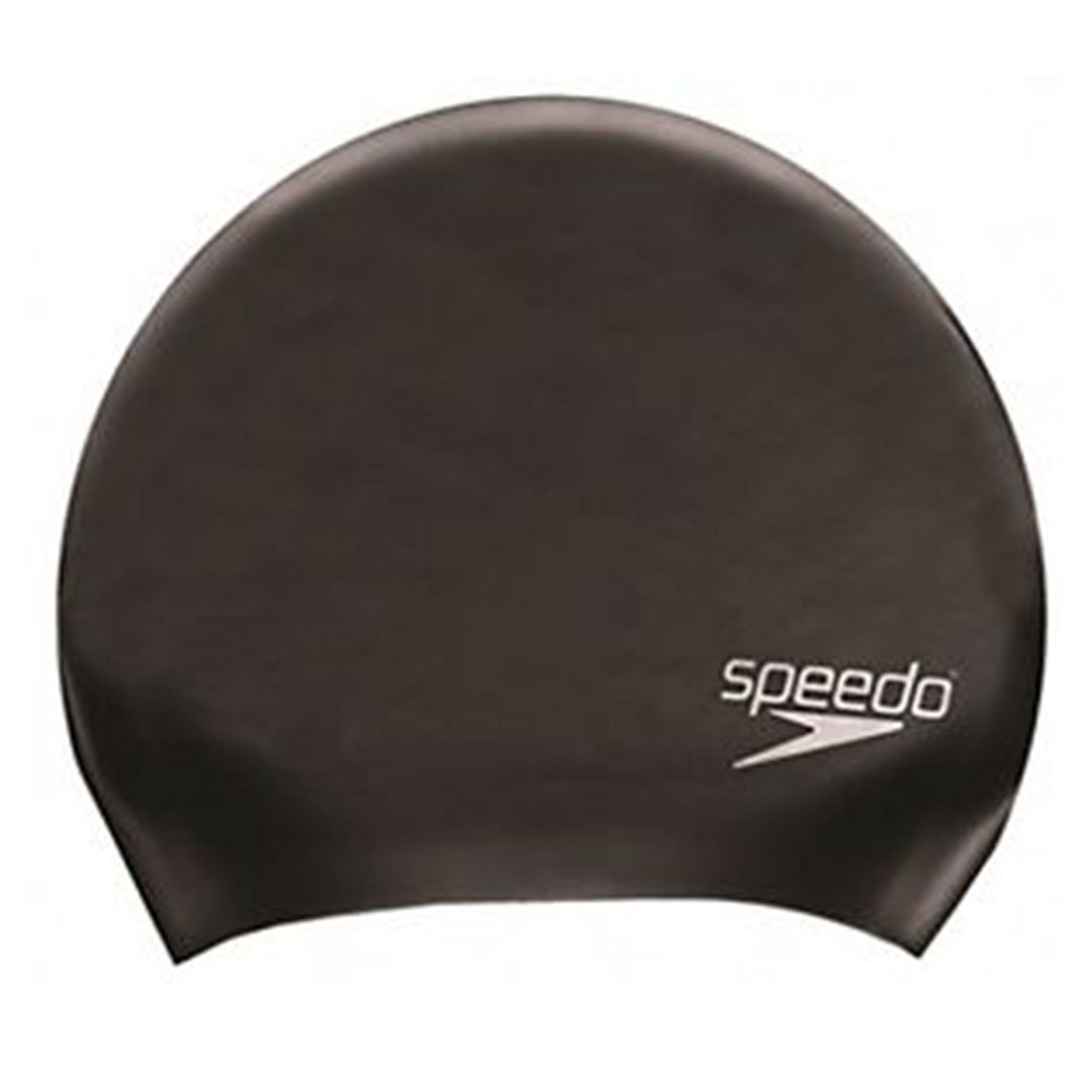 Шапочка для плавания Speedo Long hair one size черная купить,NaN