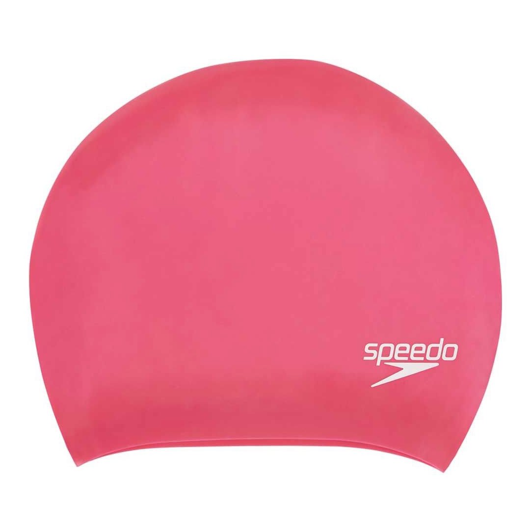 Шапочка для плавания Speedo Long hair one size розовая