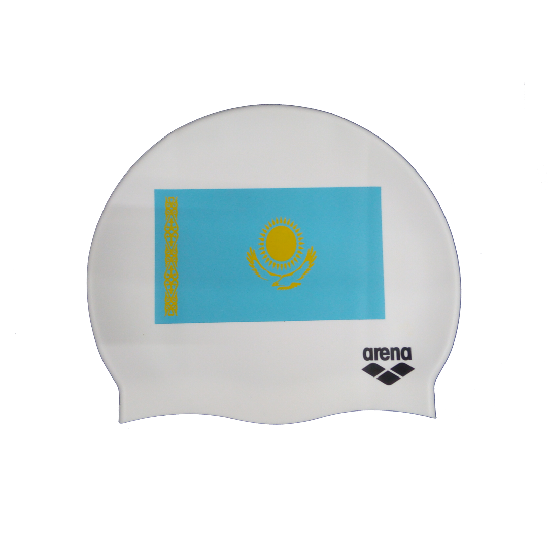 Шапочка для плавания Arena Silicone kaz 10 белая  купить,NaN