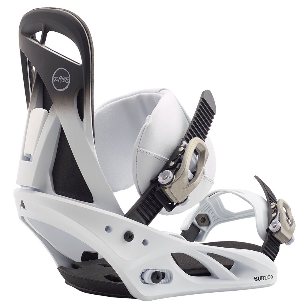 Крепление для сноуборда Burton Scribe 2020 L fade to white белое купить,NaN