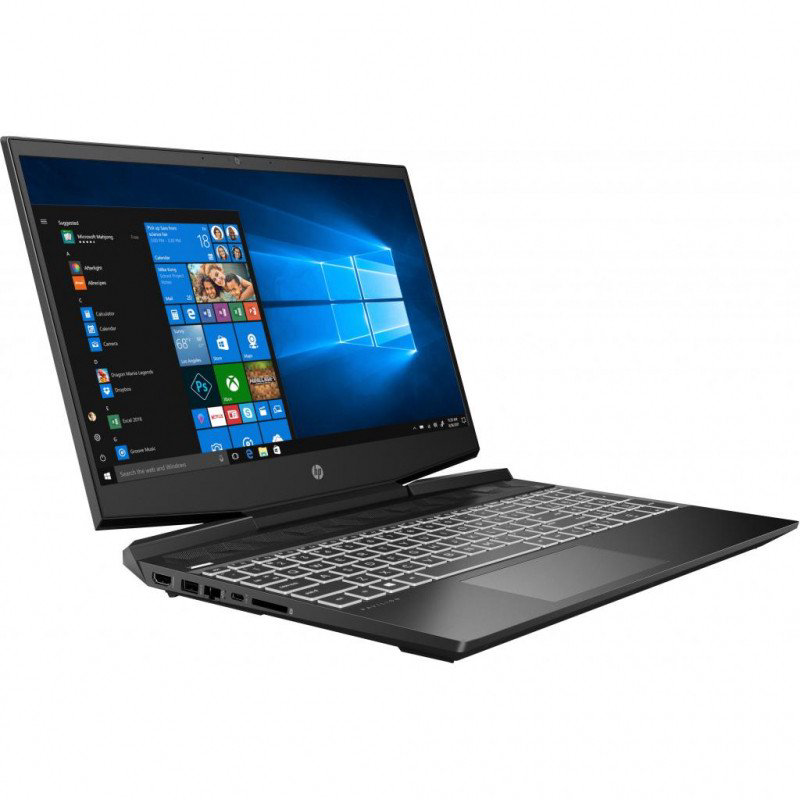 Ноутбук HP Gaming Pavilion 15-dk0033ur 7QA98EA W Black купить,NaN