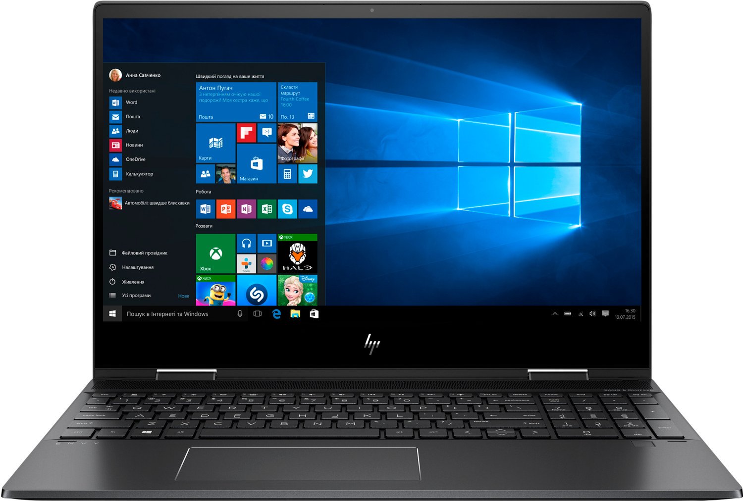 Ноутбук HP Envy X360 15-ds0000ur 6PS65EA Black