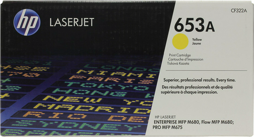 Картридж HP 653A CF322A желтый