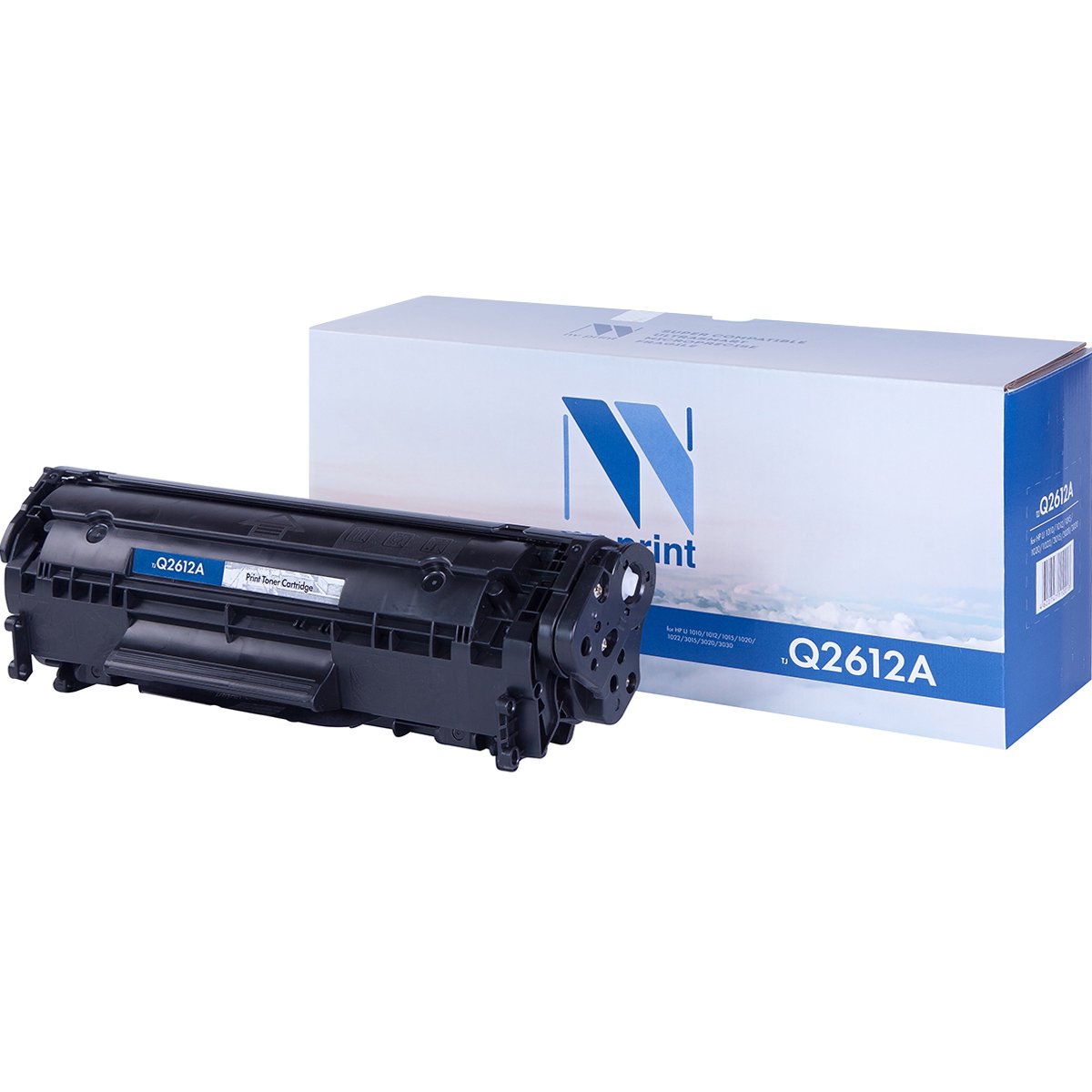 Картридж NVP совместимый HP Q2612A черный