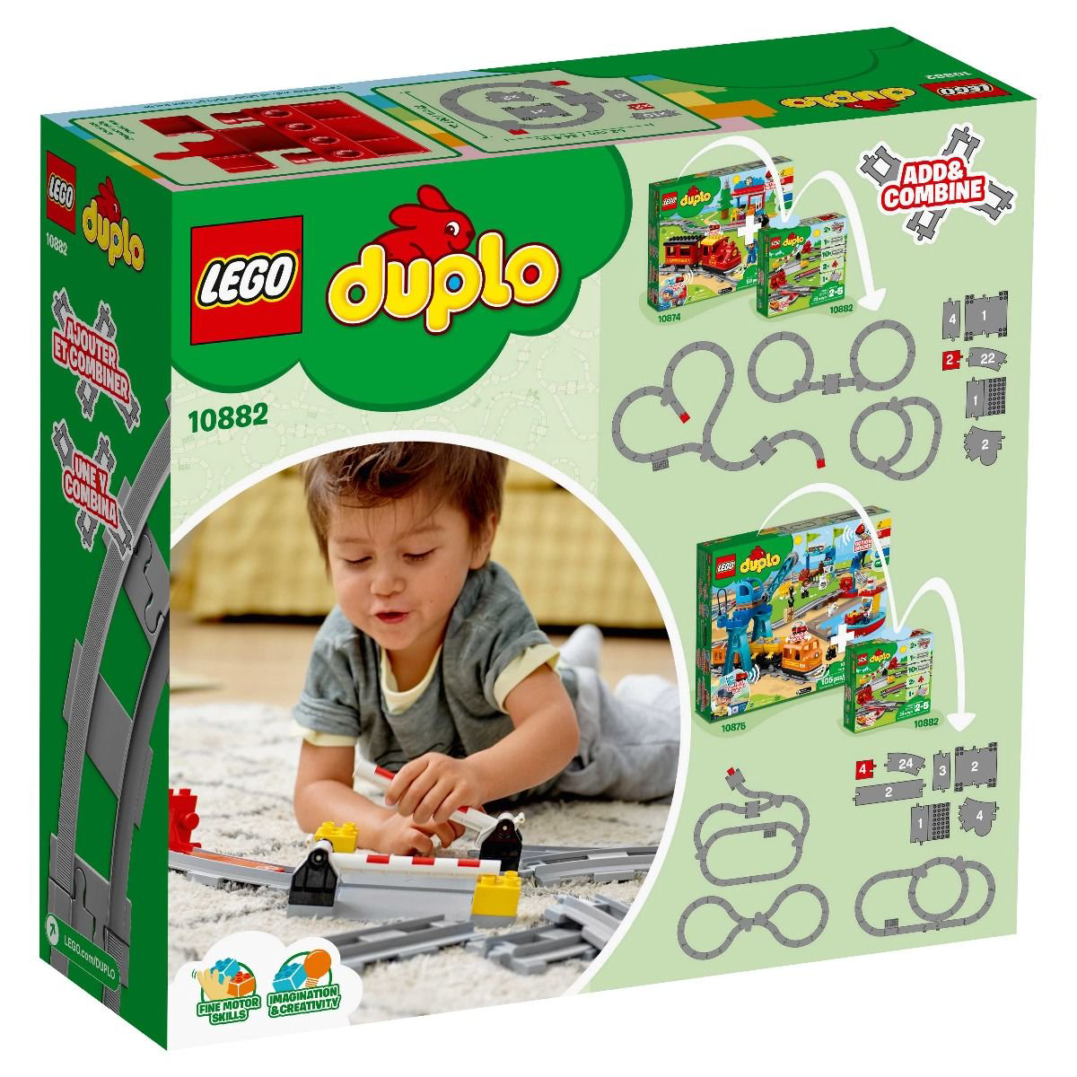 Конструктор Lego Duplo Рельсы 10882 купить,NaN