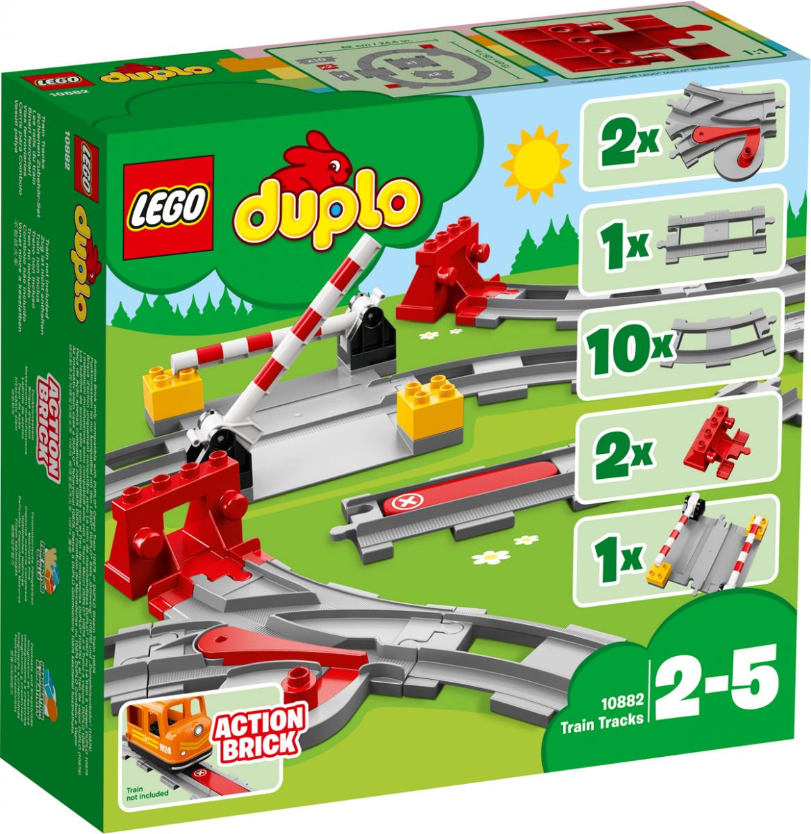 Конструктор Lego Duplo Рельсы 10882