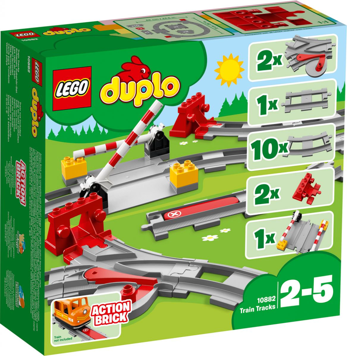 Конструктор Lego Duplo Рельсы 10882 купить,NaN