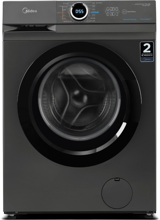 Стиральная машина Midea MF100W60S серая купить,NaN