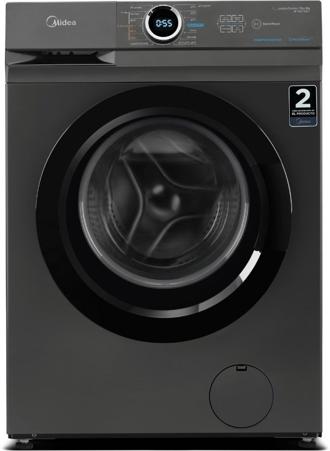 Стиральная машина Midea MF100W60S серая купить,NaN