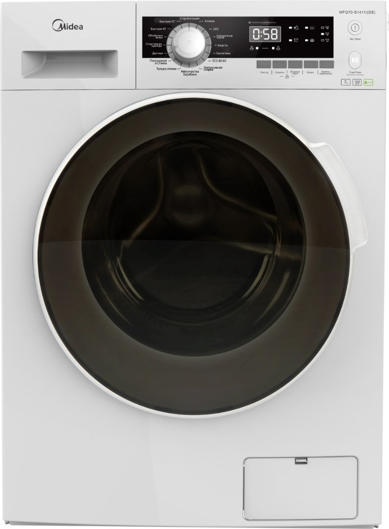Стиральная машина Midea MFG70-S1411i белая