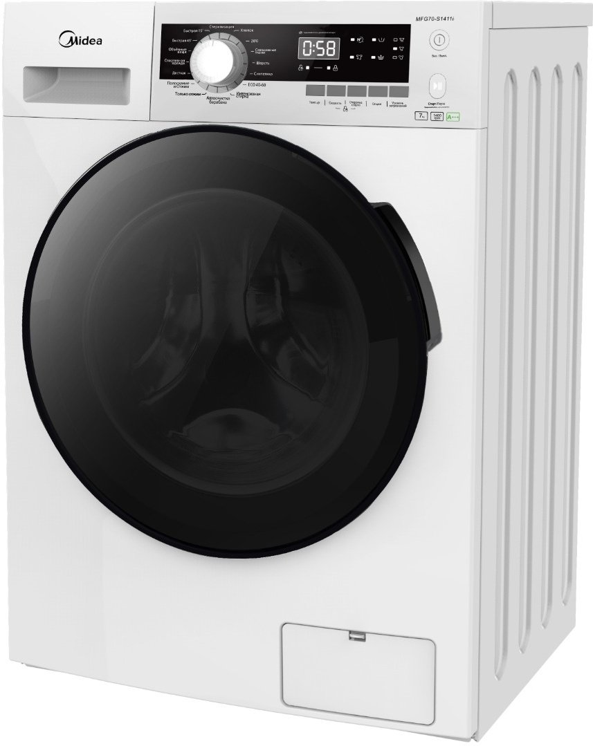 Стиральная машина Midea MFG70-S1411i белая
