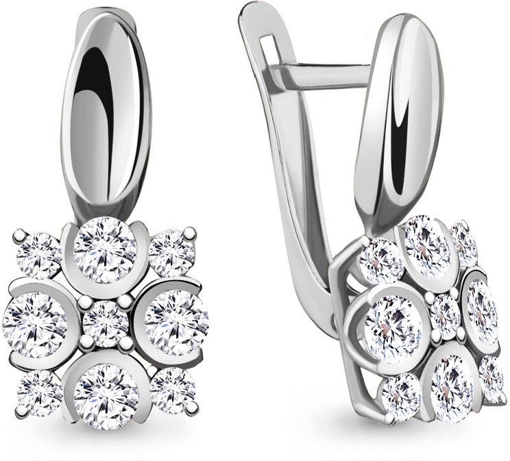 Серьги Aquamarine 48309А купить,NaN