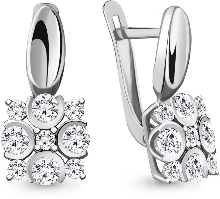 Серьги Aquamarine 48309А купить,NaN