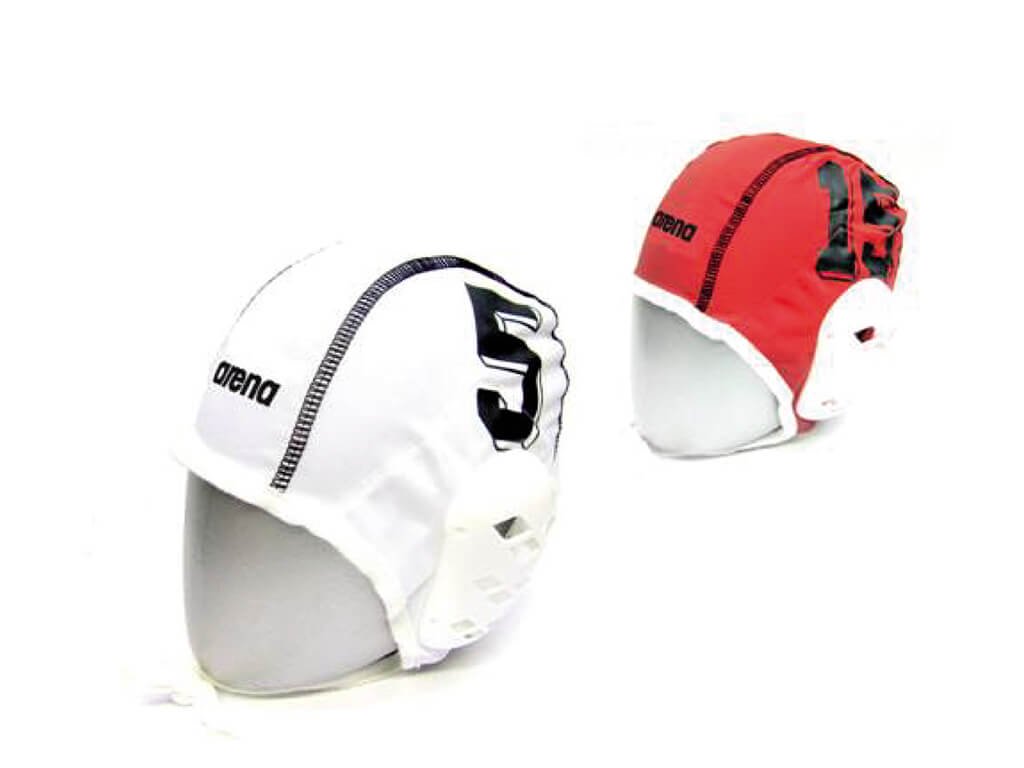 Шапочка для плавания Arena Water Polo 30 бело-красная