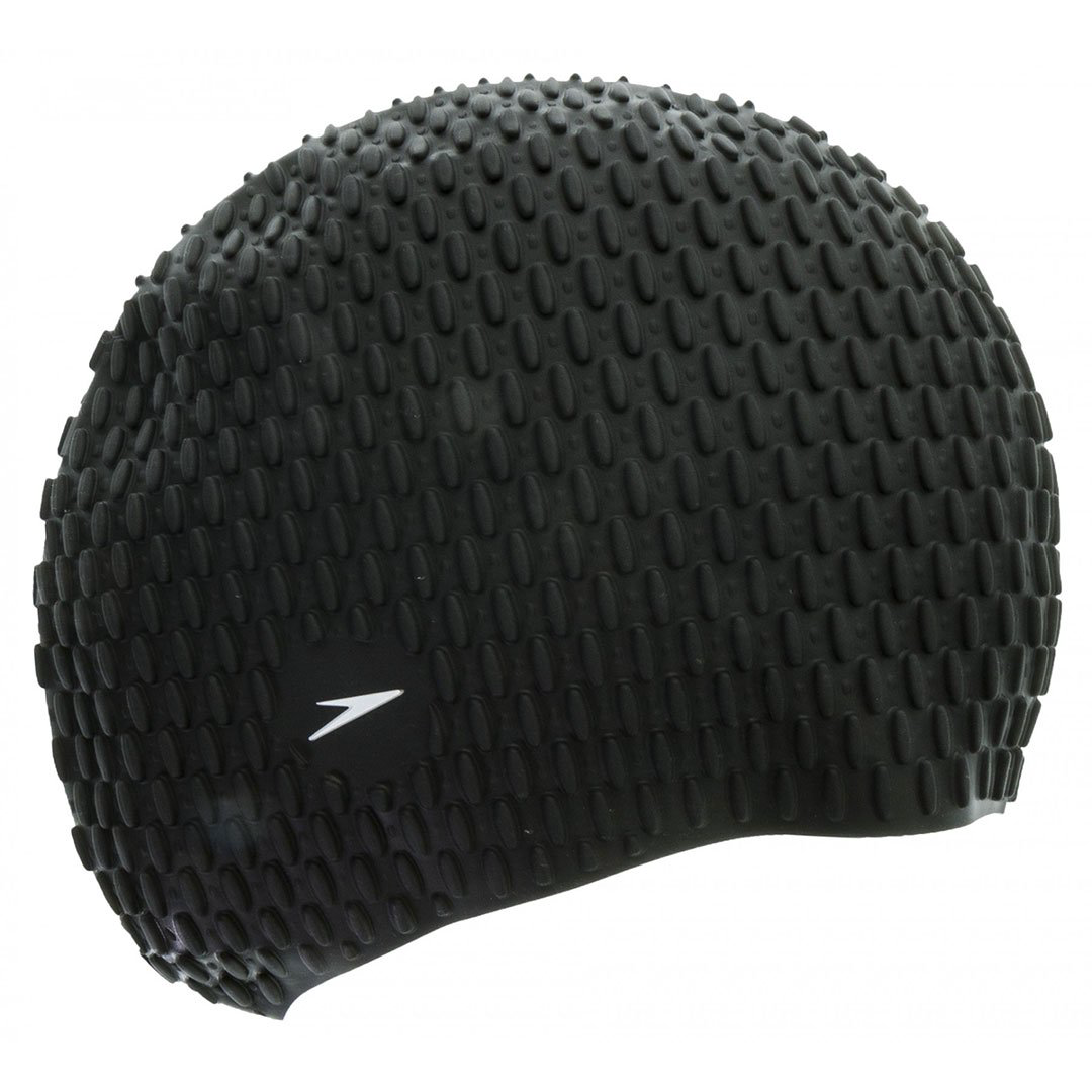Шапочка для плавания Speedo Bubble черная купить,NaN