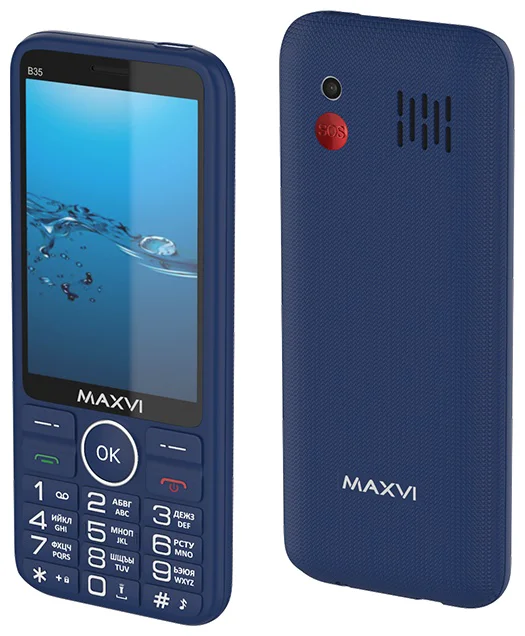 Мобильный телефон Maxvi B35 Blue купить,0