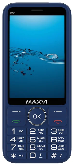 Мобильный телефон Maxvi B35 Blue