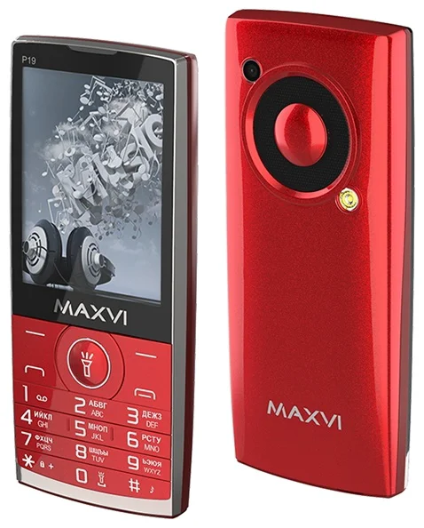 Мобильный телефон Maxvi P19 Wine Red