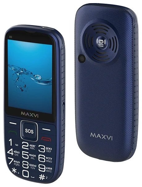 Мобильный телефон Maxvi B9 Blue