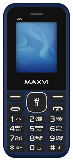 Мобильный телефон Maxvi C27 Blue