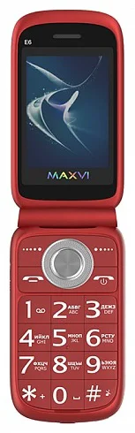 Мобильный телефон Maxvi E6 Red