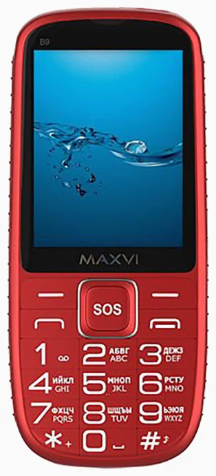 Мобильный телефон Maxvi B9 Red купить,0