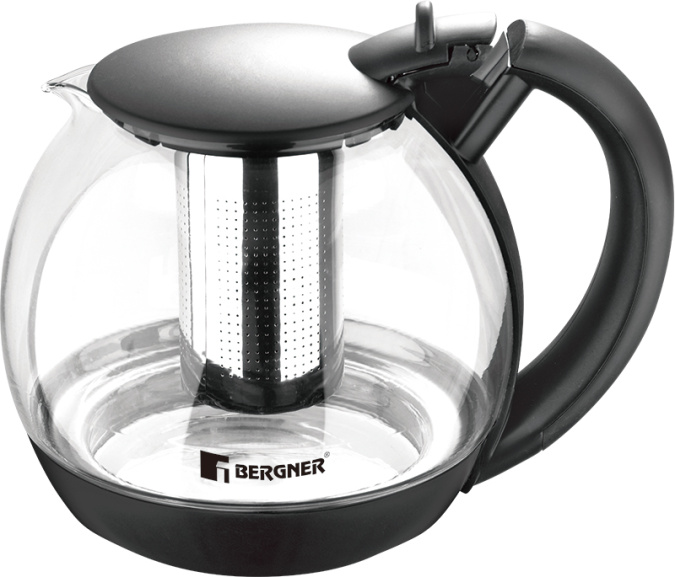 Чайник заварочный Bergner BG-38348-BK 1.5 л черный