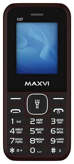 Мобильный телефон Maxvi C27 Brown