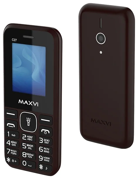 Мобильный телефон Maxvi C27 Brown