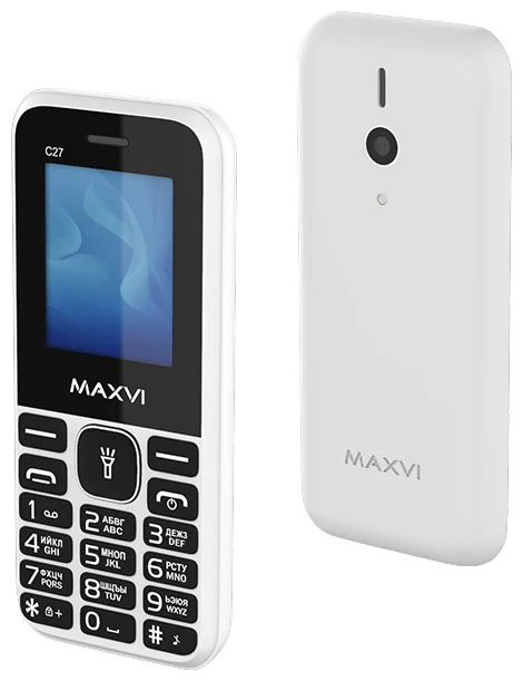 Мобильный телефон Maxvi C27 White