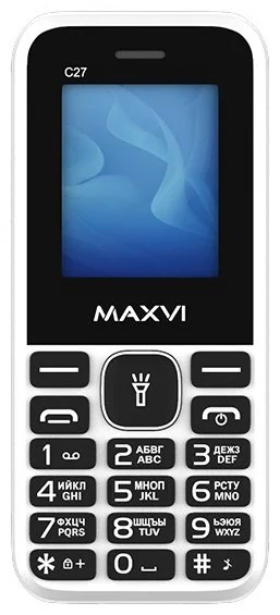 Мобильный телефон Maxvi C27 White
